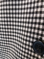 Jupe crayon boutonnée Vichy