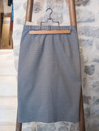 Jupe crayon boutonnée Vichy