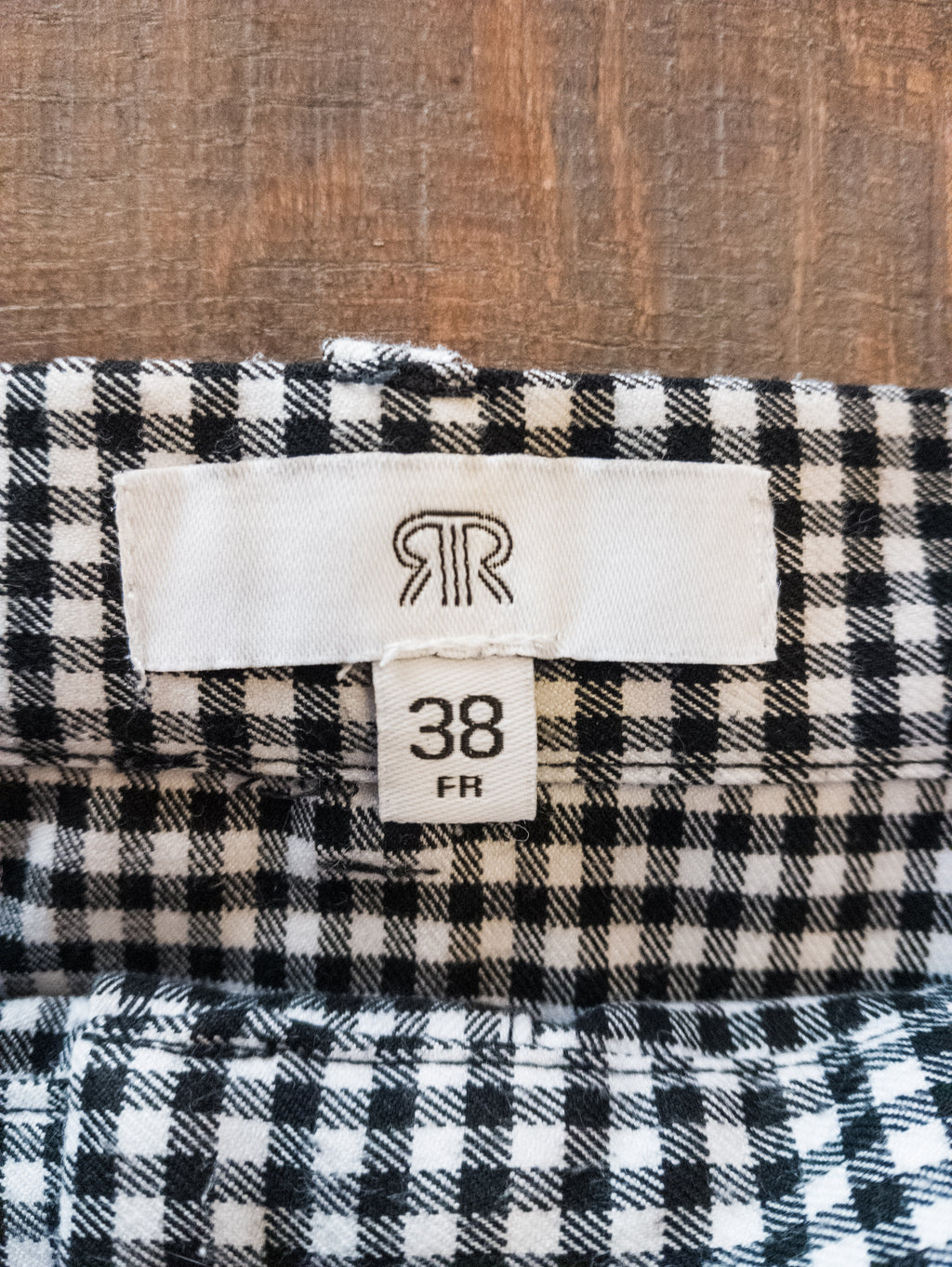 Jupe crayon boutonnée Vichy