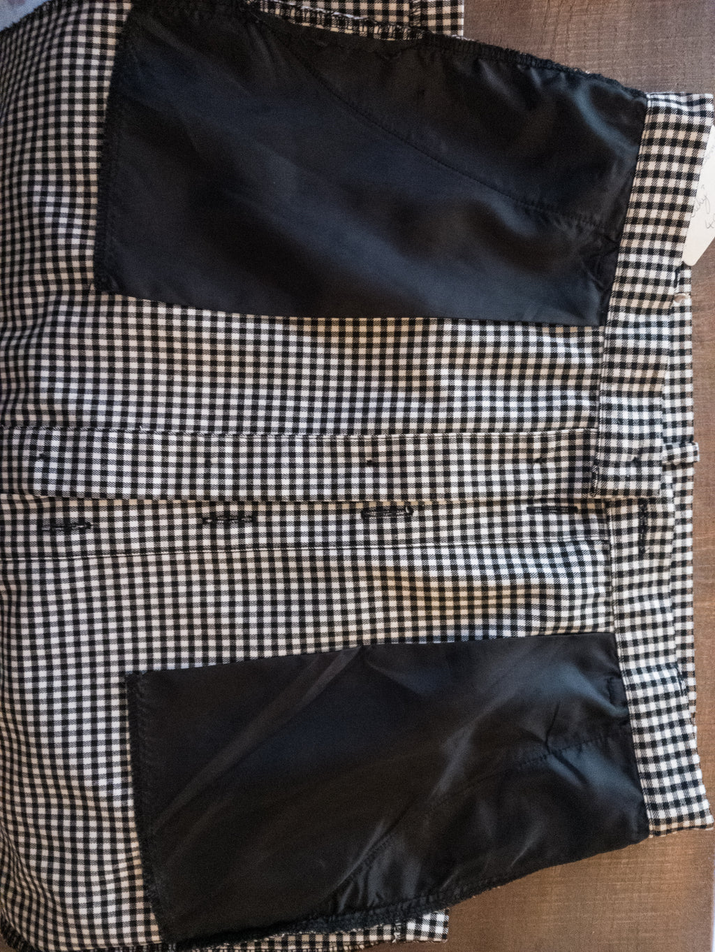 Jupe crayon boutonnée Vichy