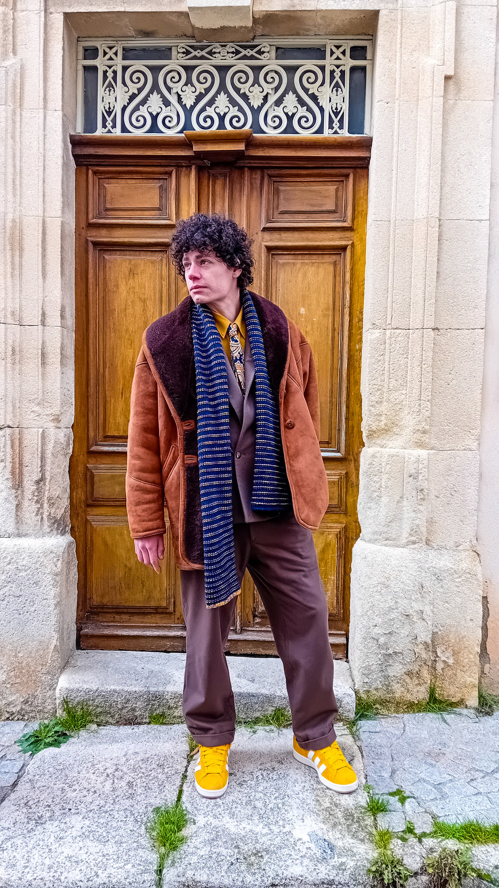 Manteau Vintage en Shearling