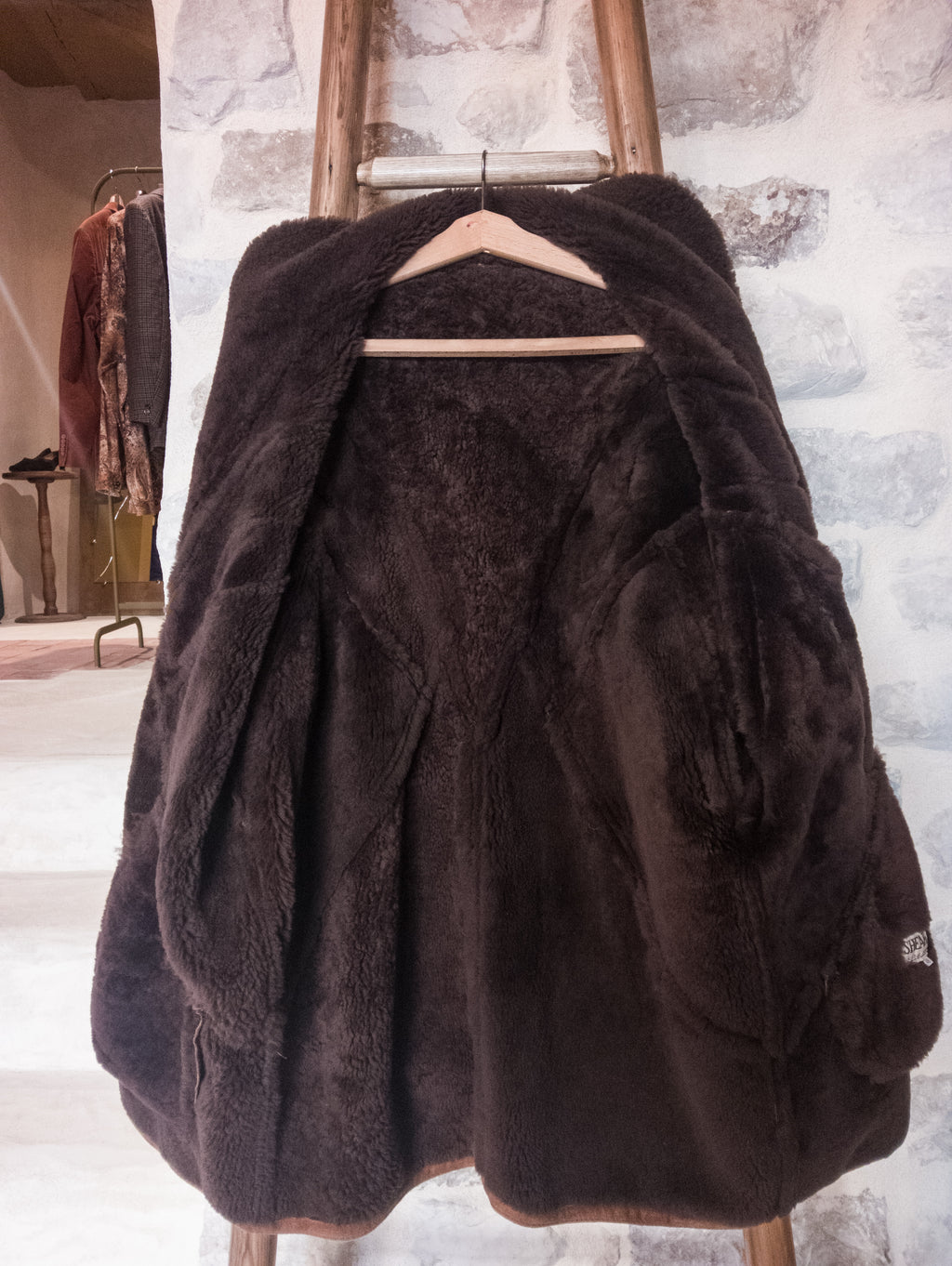 Manteau Vintage en Shearling