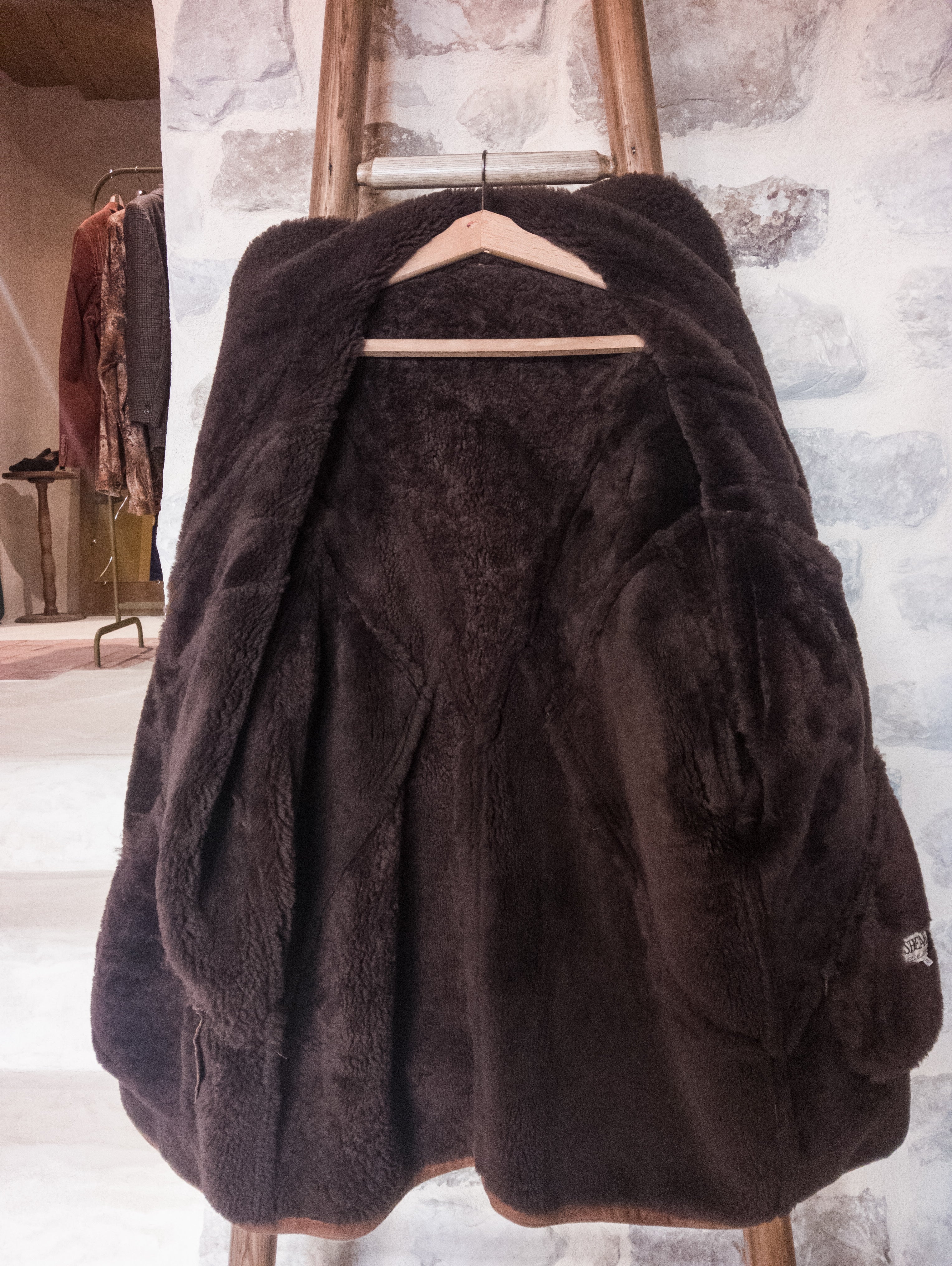 Manteau Vintage en Shearling