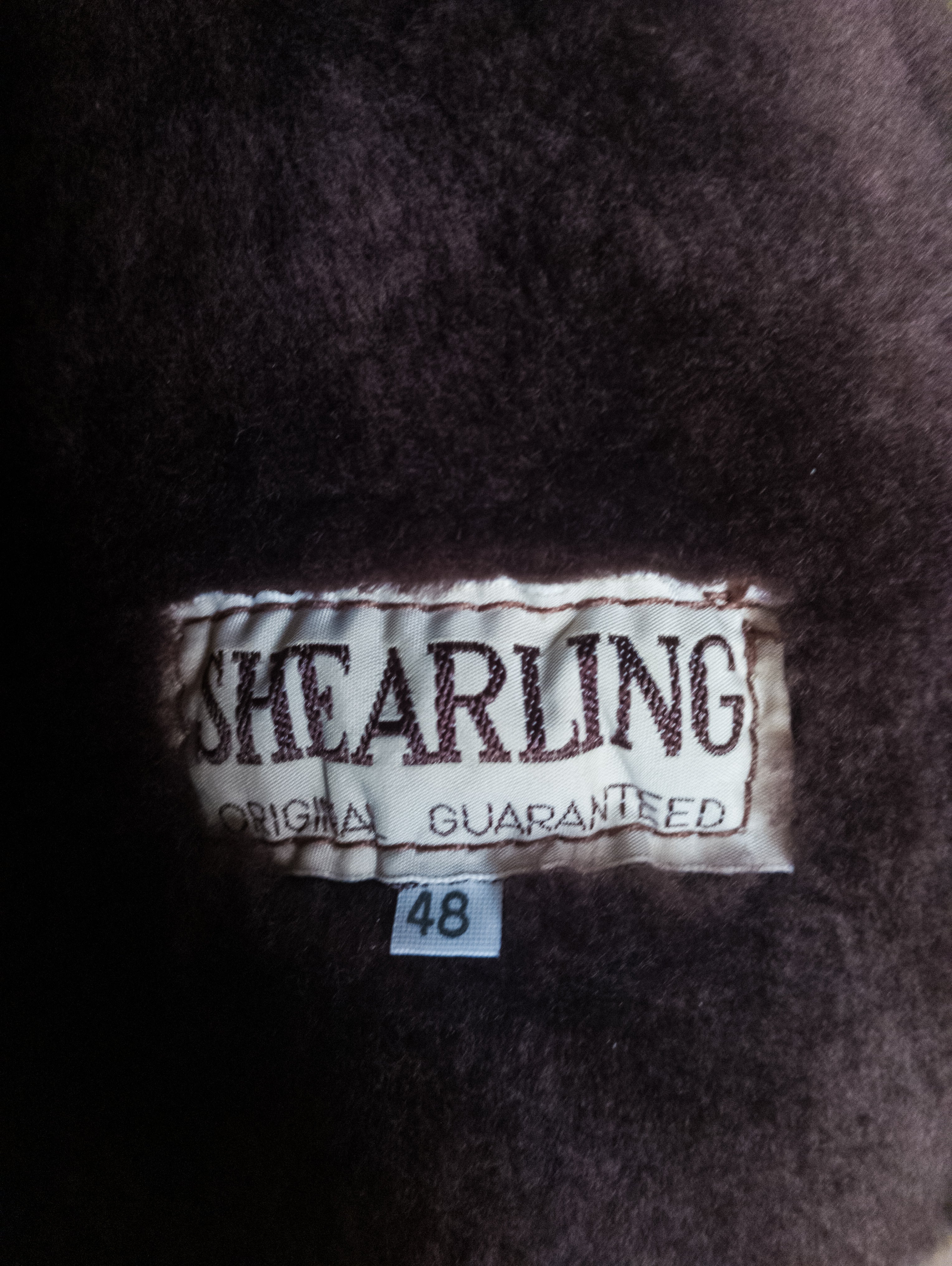 Manteau Vintage en Shearling