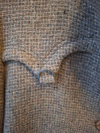 Manteau Vintage en laine ''bleu/gris''