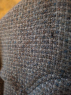 Manteau Vintage en laine ''bleu/gris''