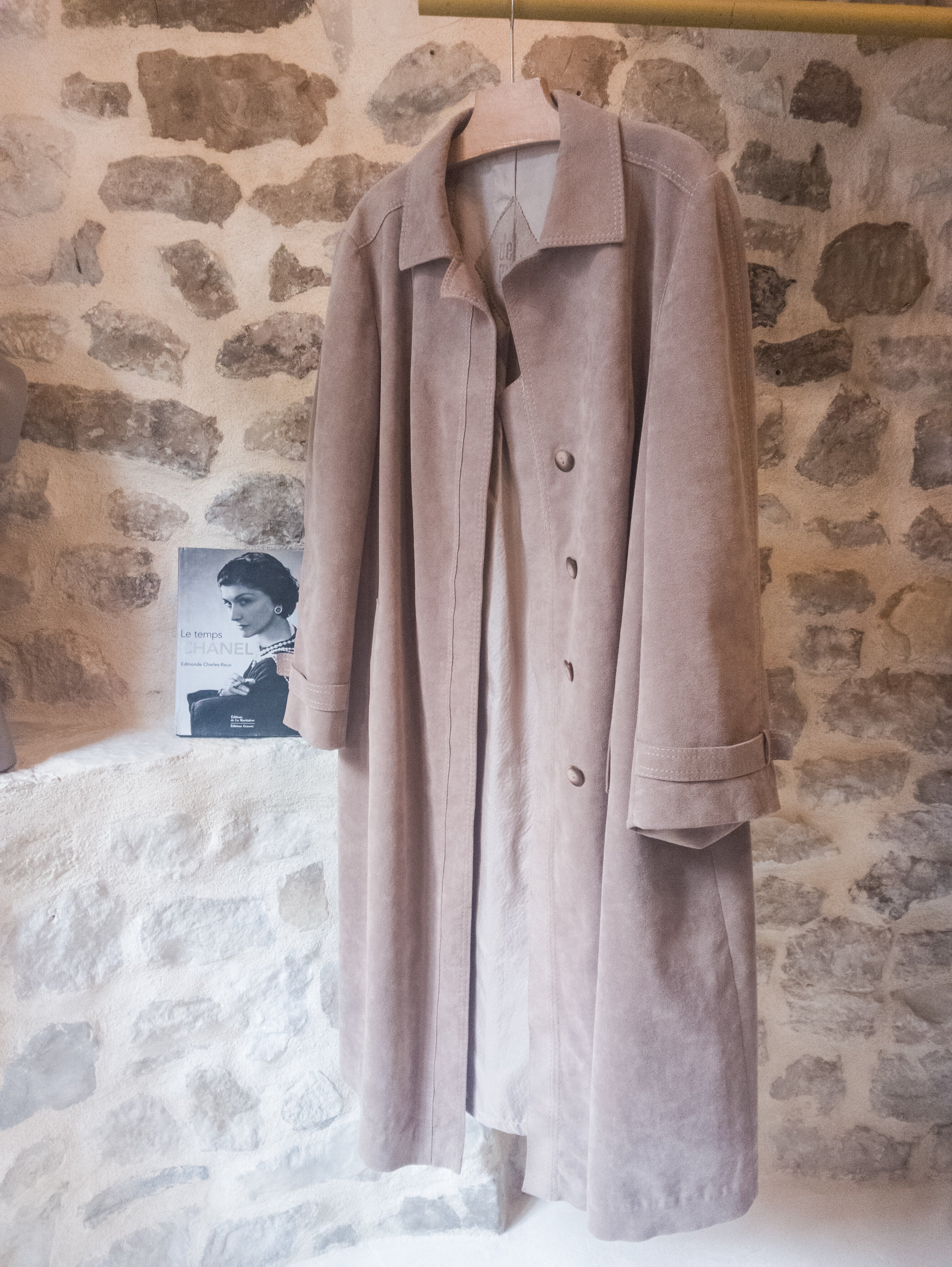 Pardessus Vintage suédine