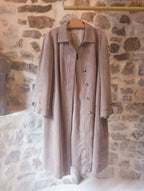 Pardessus Vintage suédine