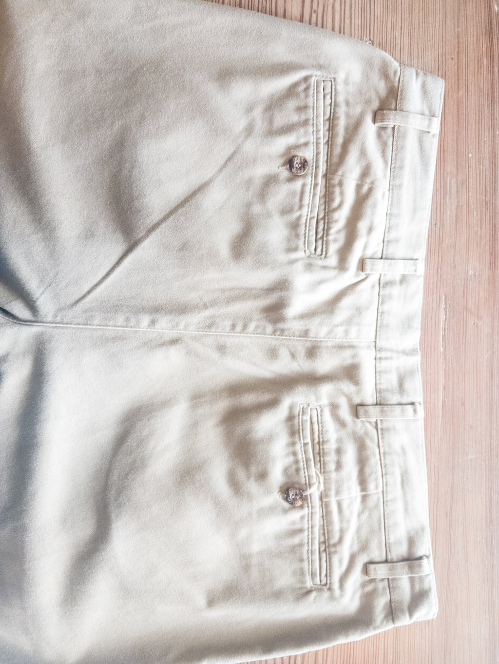 Pantalon à pinces vintage toile de coton