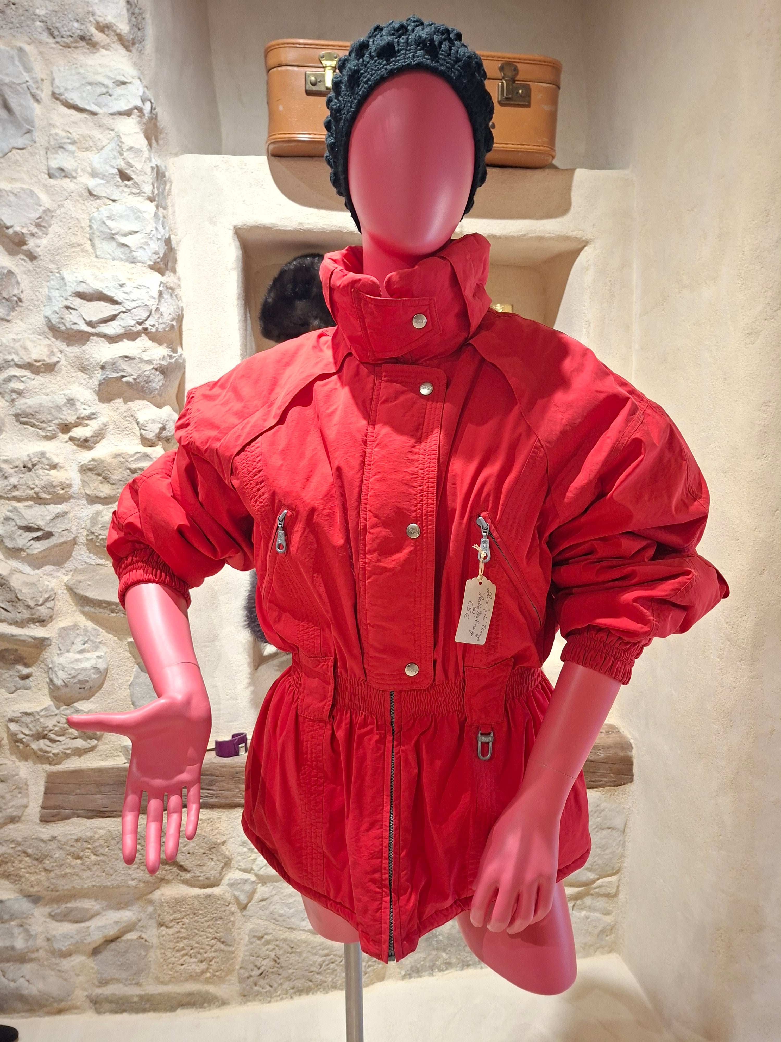 Parka d'hiver 80's Rouge
