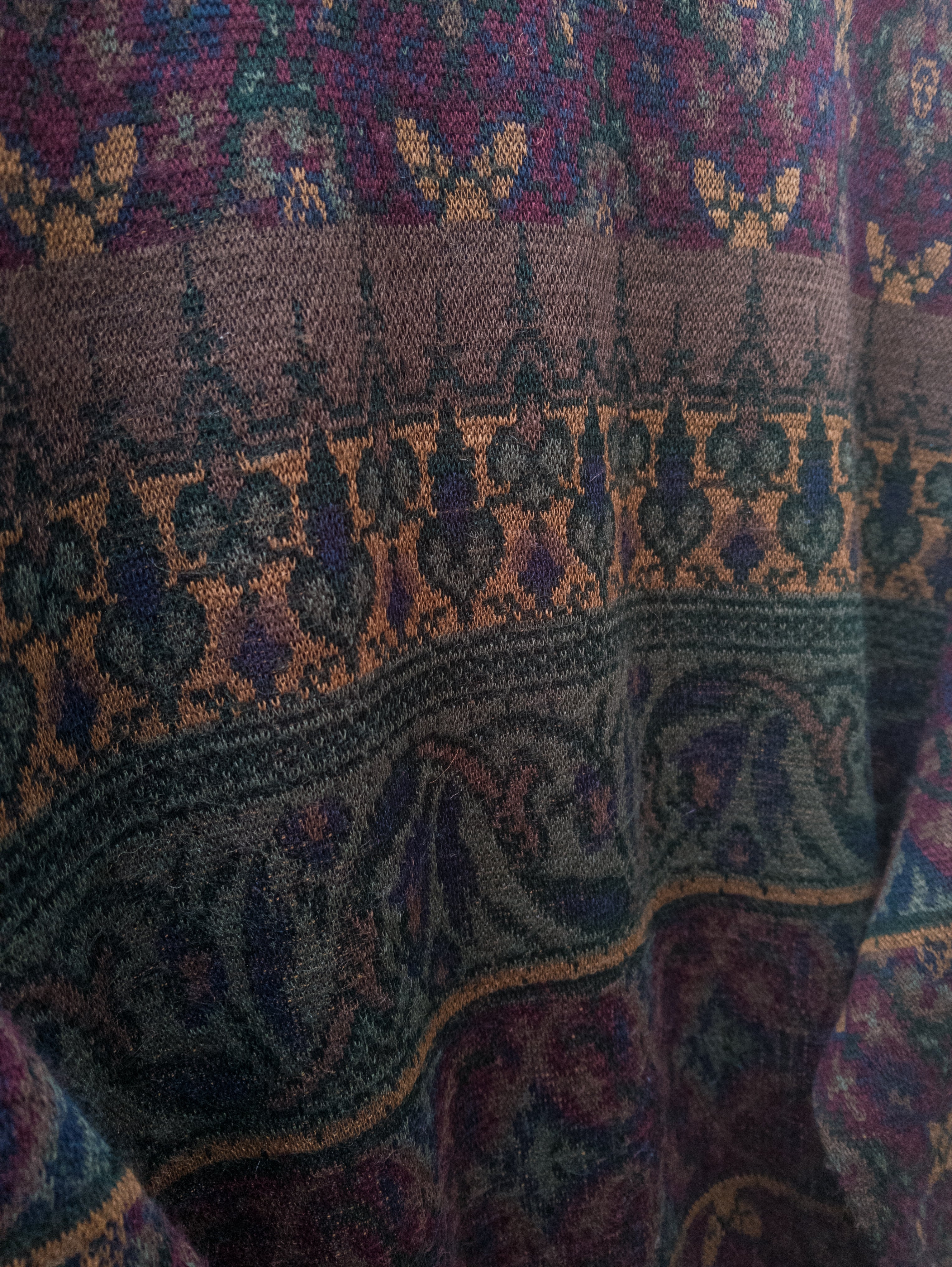 Pull ''Jacquard'' vintage Benoit Geney