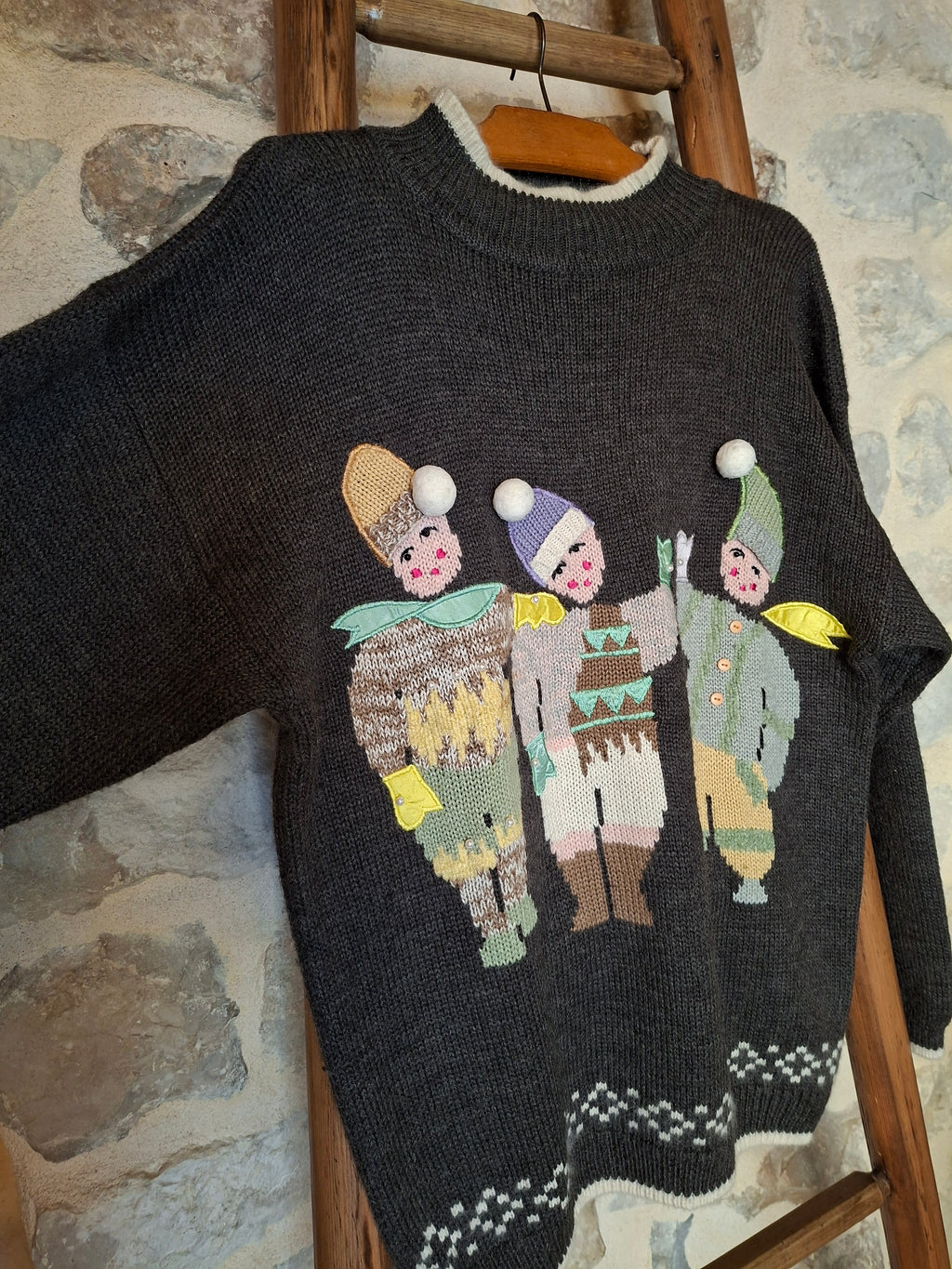 Pull de Noël Kiabi Vintage ''Lutins''