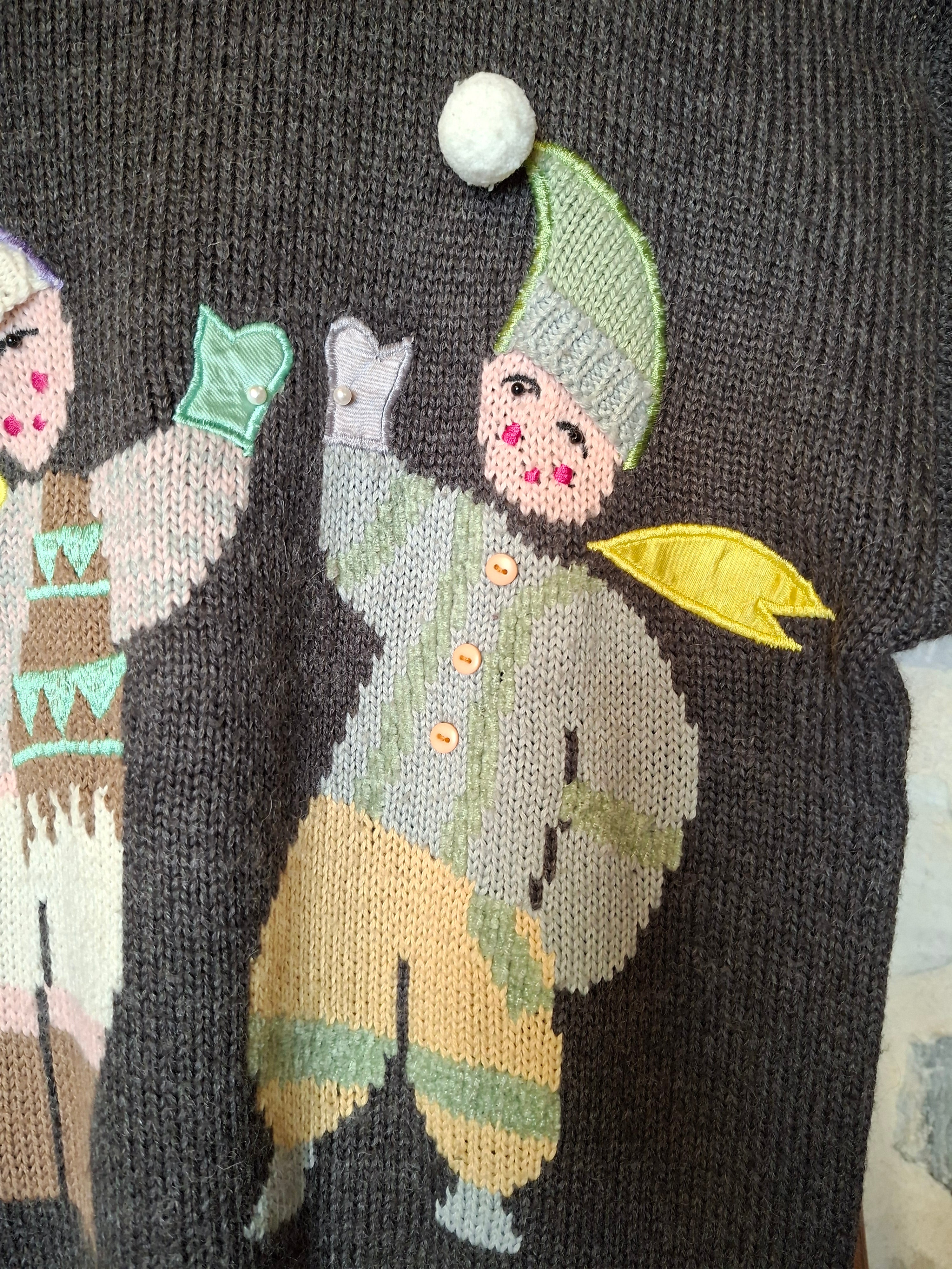 Pull de Noël Kiabi Vintage ''Lutins''