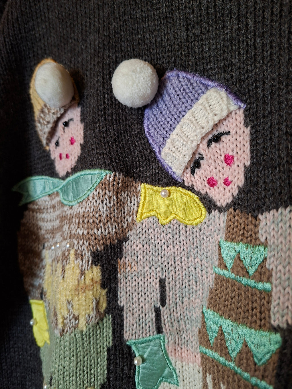 Pull de Noël Kiabi Vintage ''Lutins''