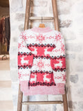 Pull de Noël ''Flocons et Cerfs''