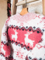 Pull de Noël ''Flocons et Cerfs''
