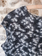 Pull débardeur ''enneigé'' fait main