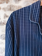 Pyjama homme ''Marine et petits carreaux''