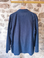 Pyjama homme ''Marine et petits carreaux''