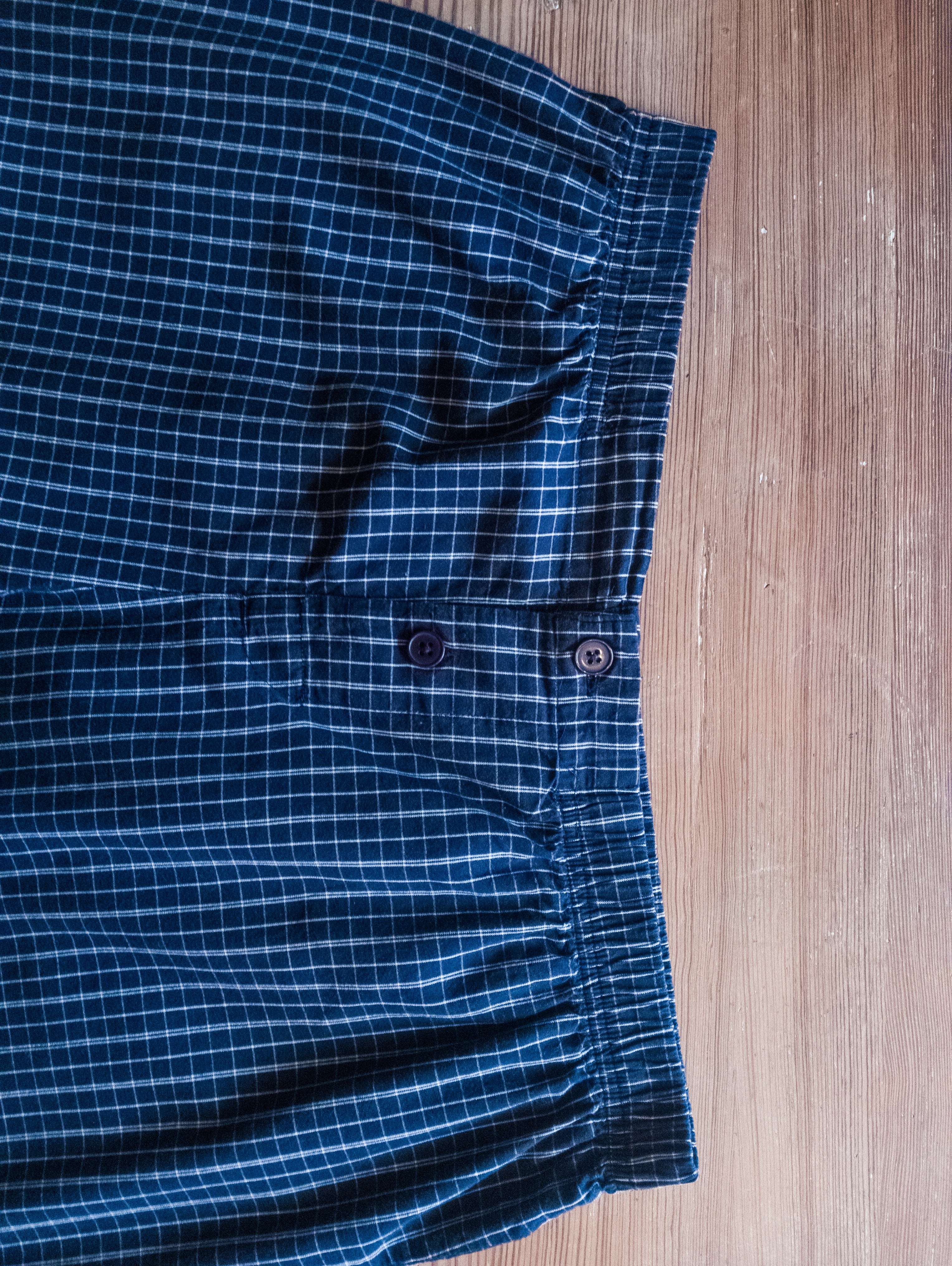 Pyjama homme ''Marine et petits carreaux''