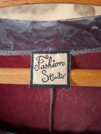 Robe 90's ''velours froissé''