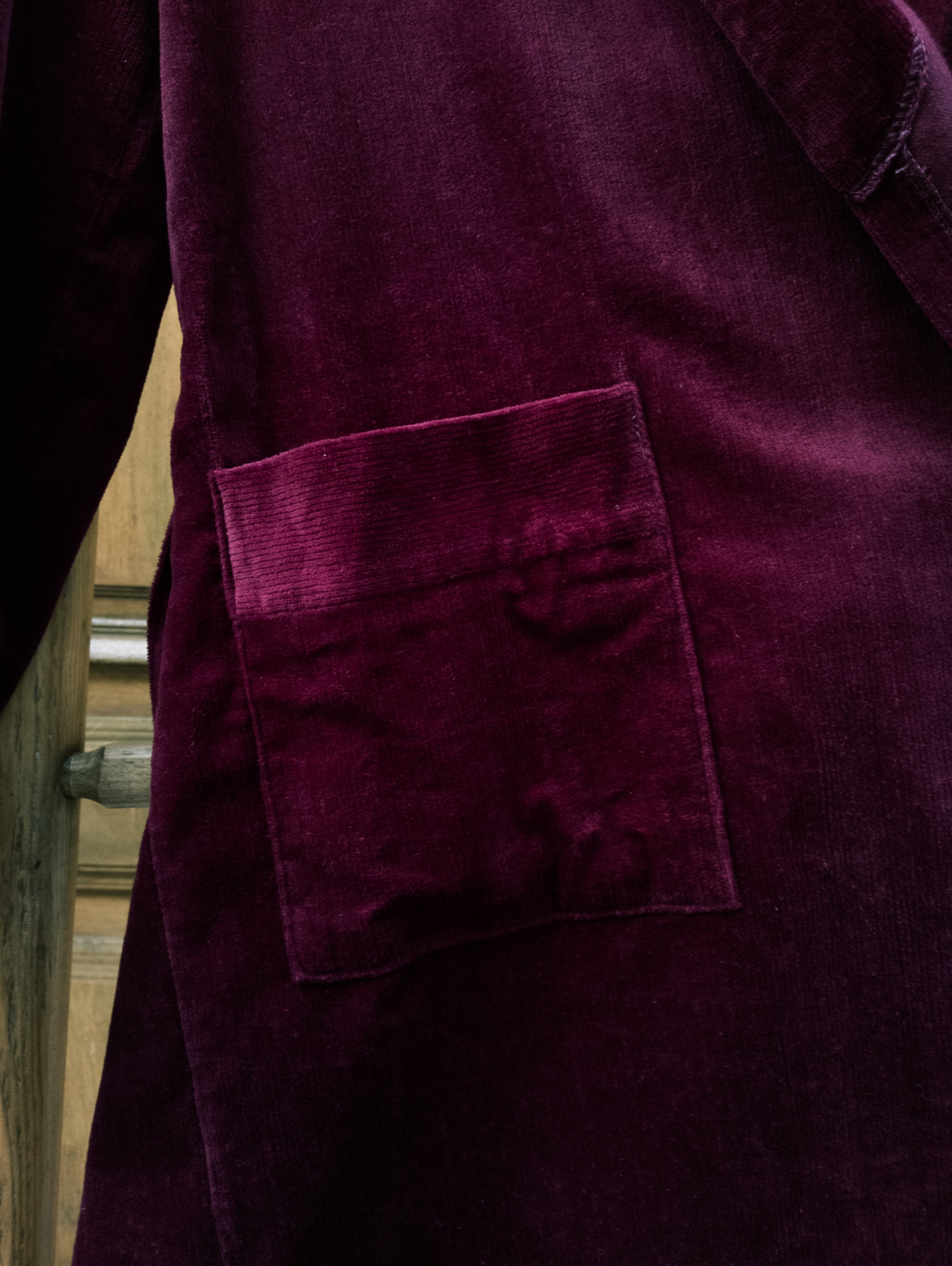 Robe de chambre vintage velours ''Gryffondor''