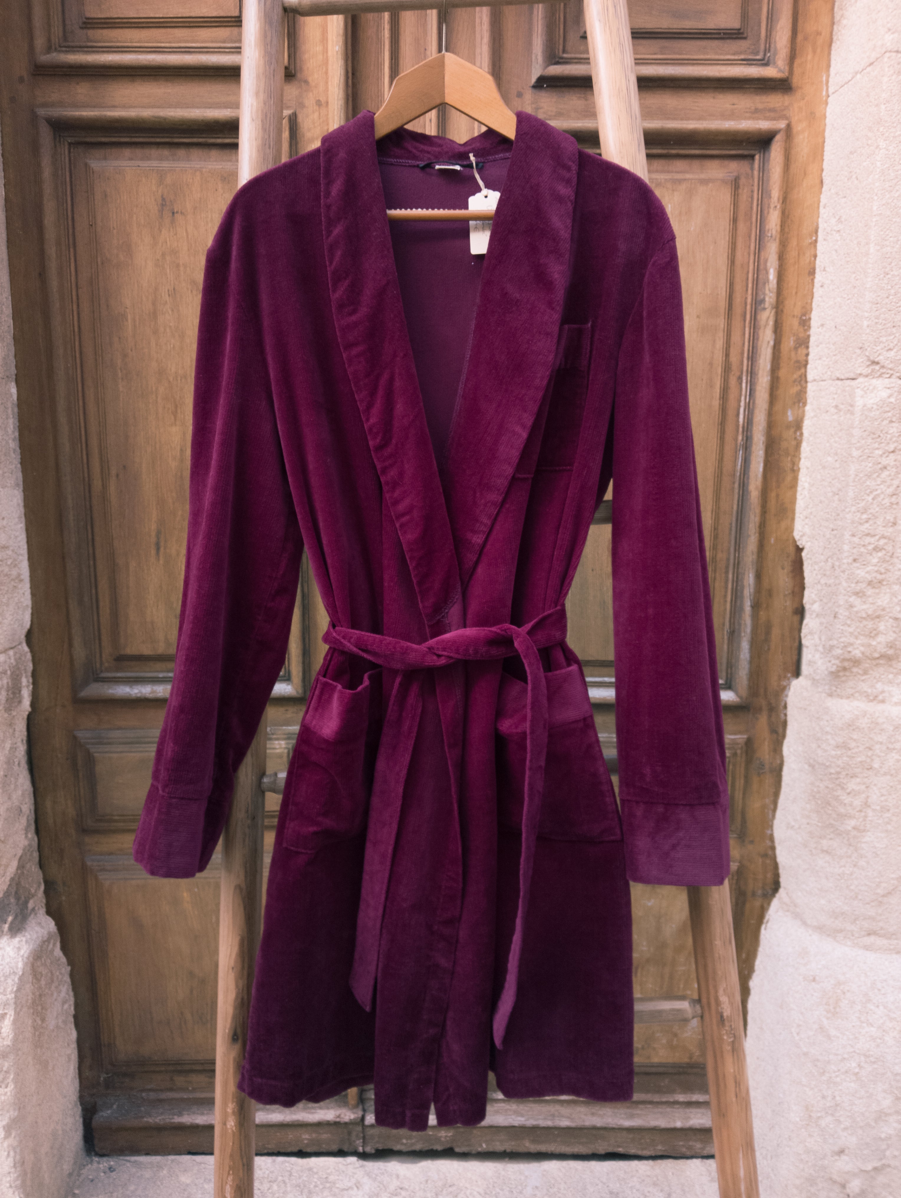 Robe de chambre vintage velours ''Gryffondor''