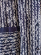 Robe blouse ''mamie'' marine