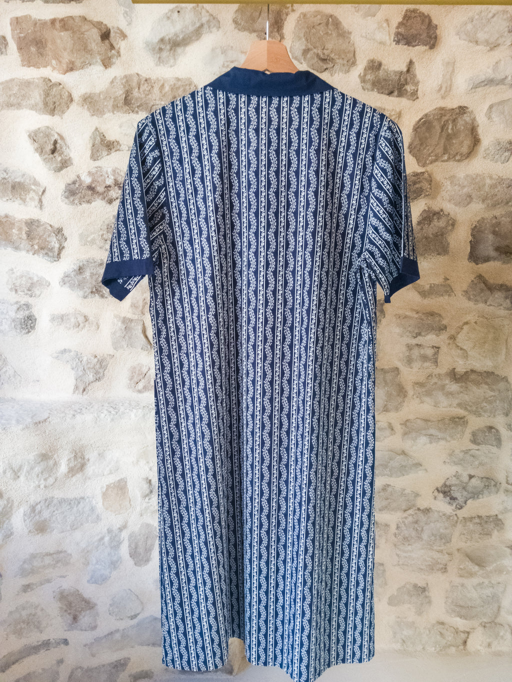 Robe blouse ''mamie'' marine
