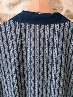 Robe blouse ''mamie'' marine