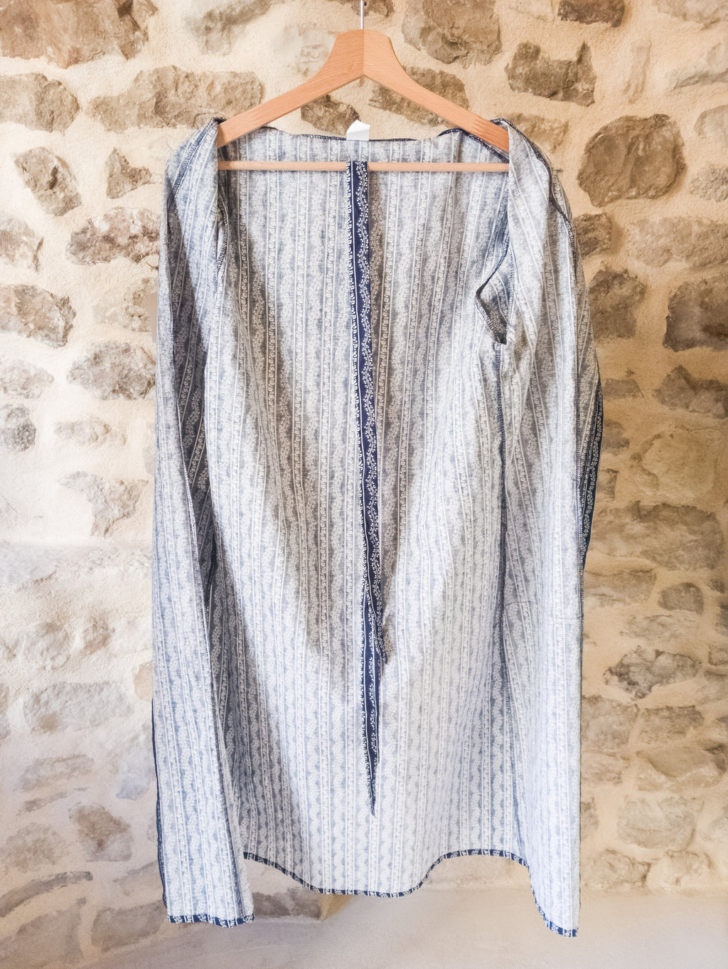 Robe blouse ''mamie'' marine