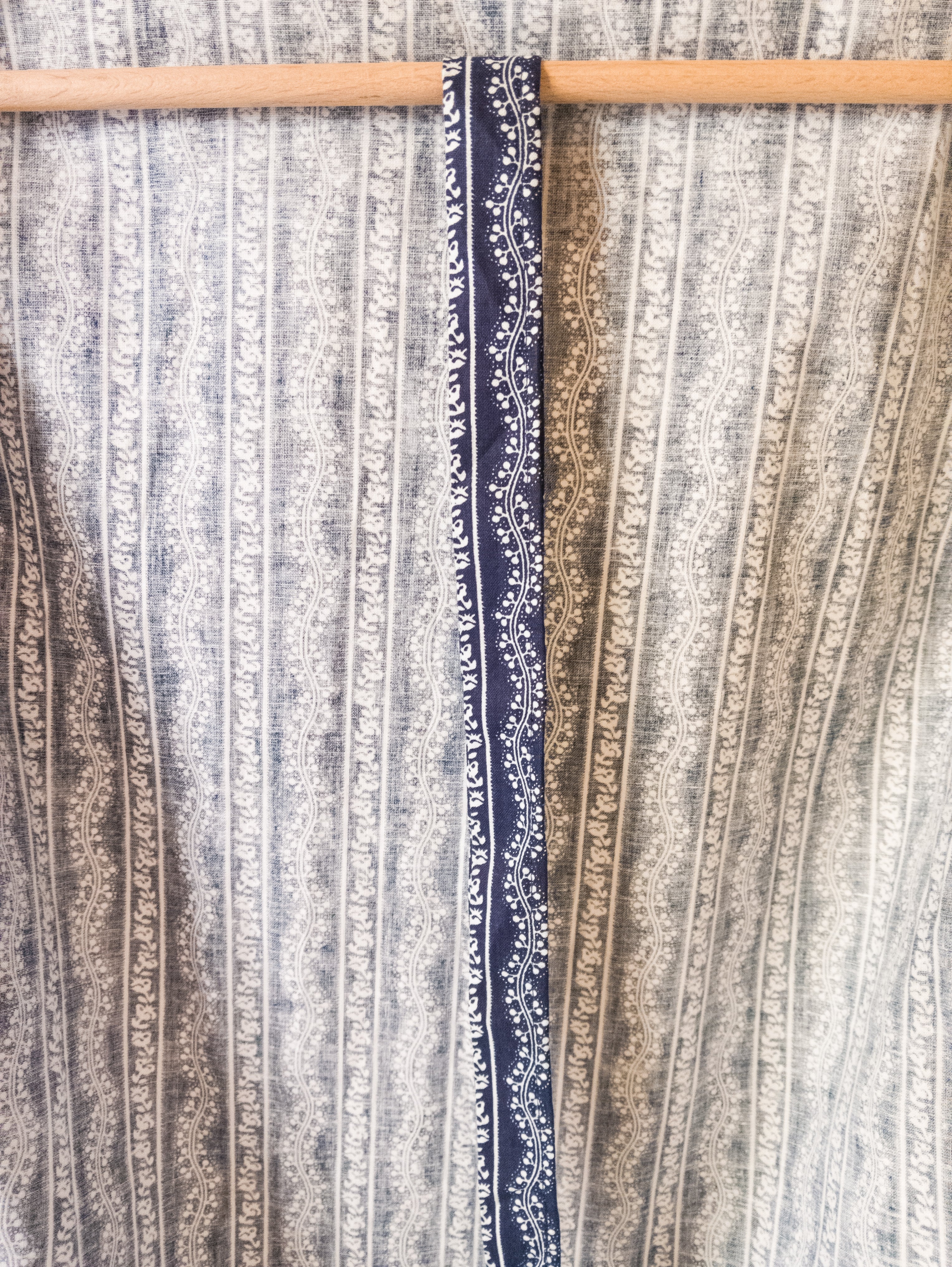 Robe blouse ''mamie'' marine