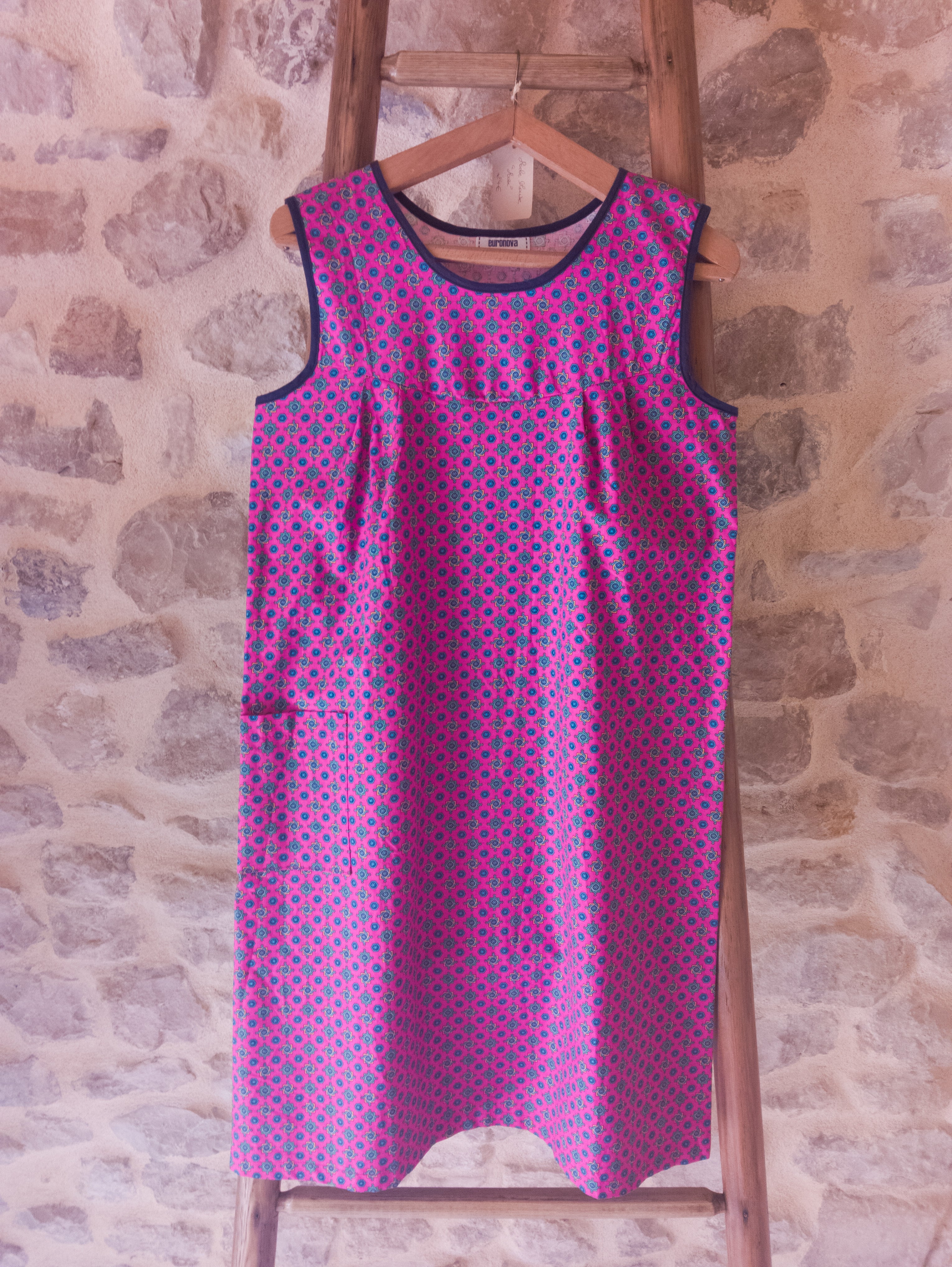 Robe blouse ''rose''