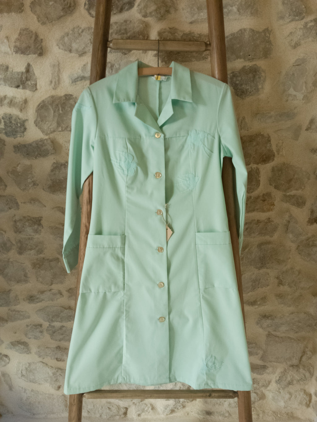 Robe Blouse vintage ''Hirondelles''