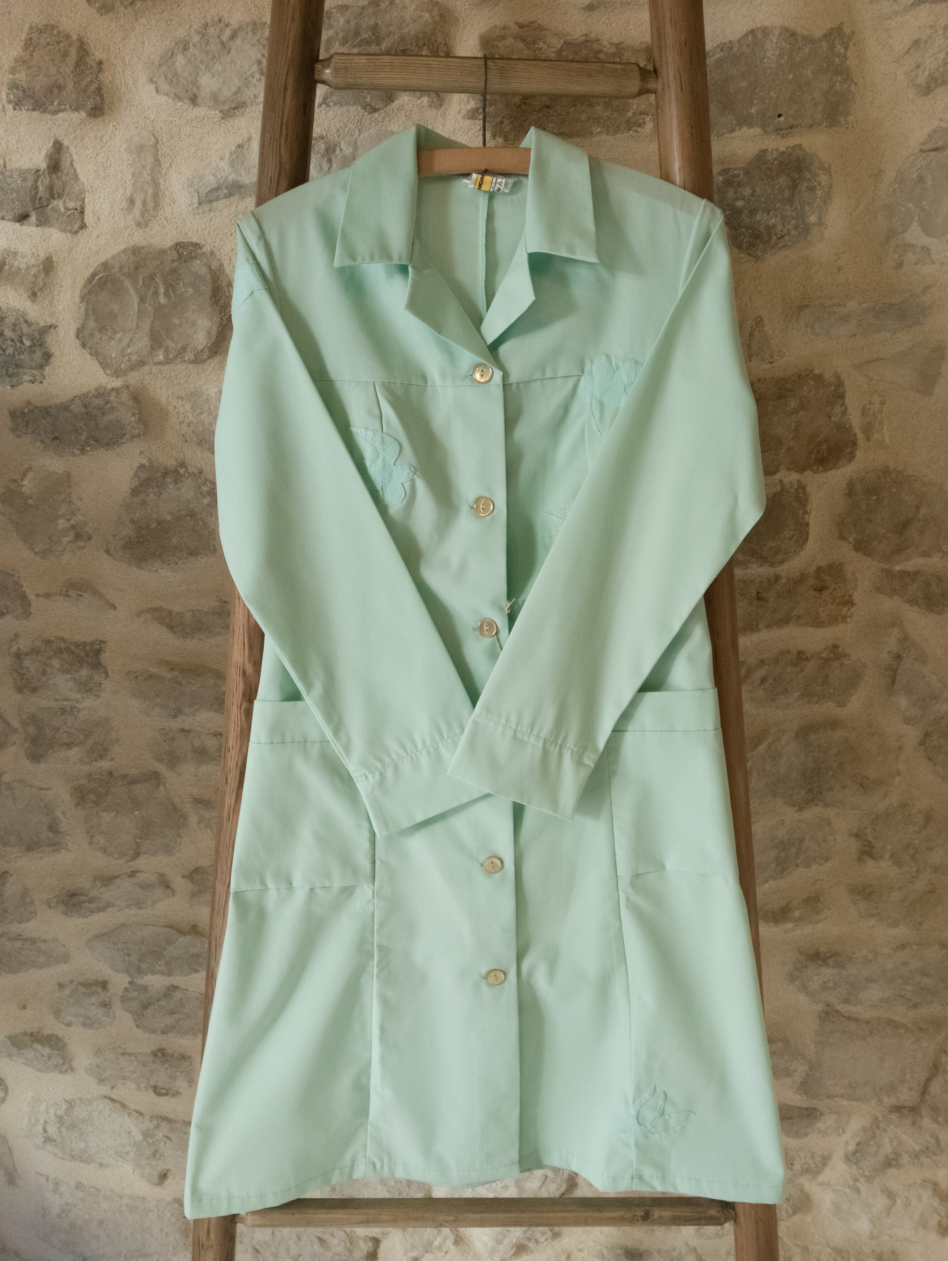 Robe Blouse vintage ''Hirondelles''