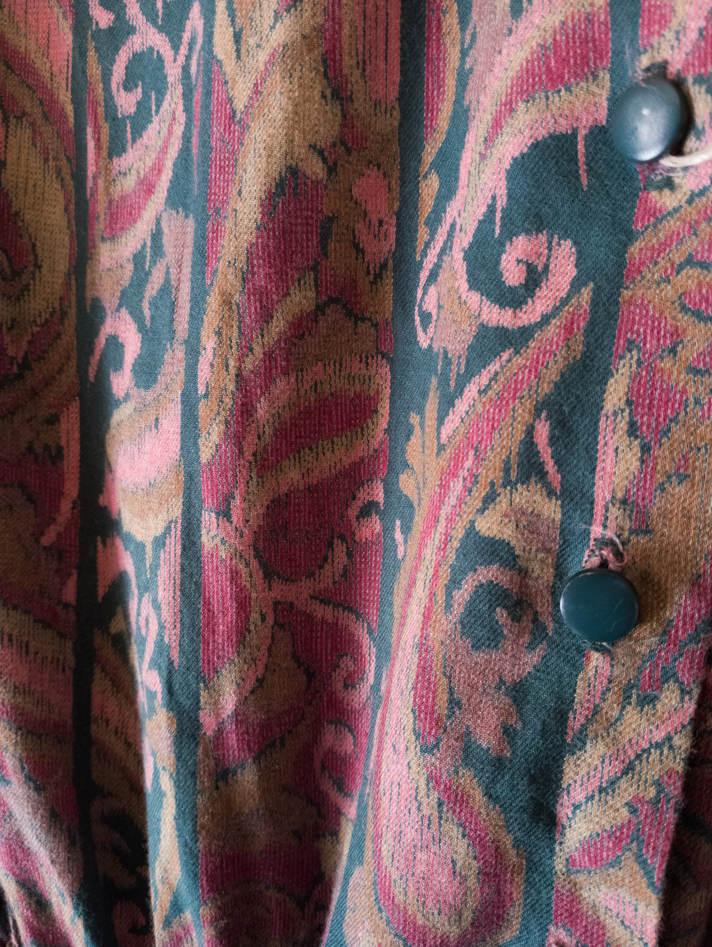 Robe bohème  vintage col cheminée