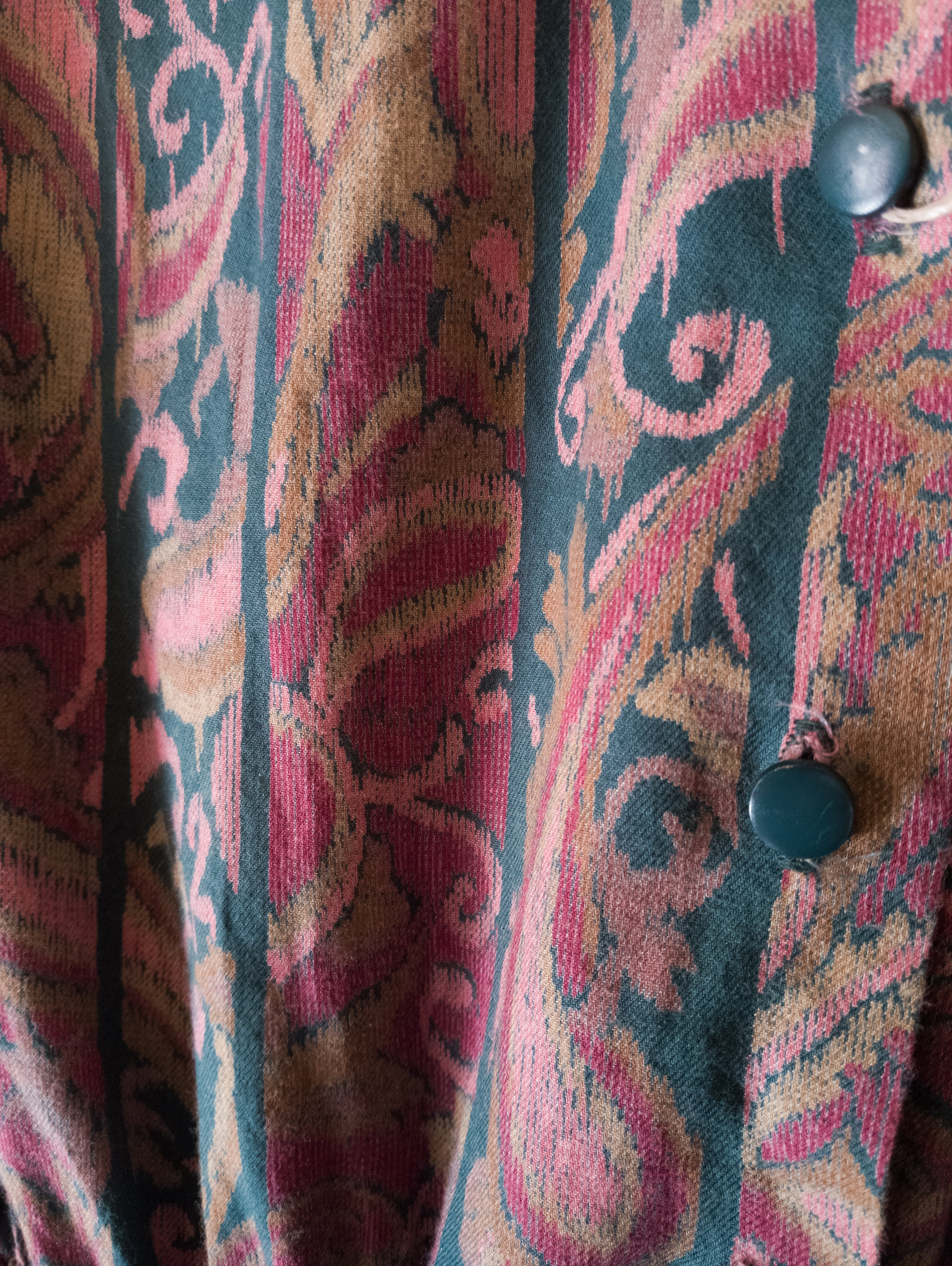 Robe bohème  vintage col cheminée