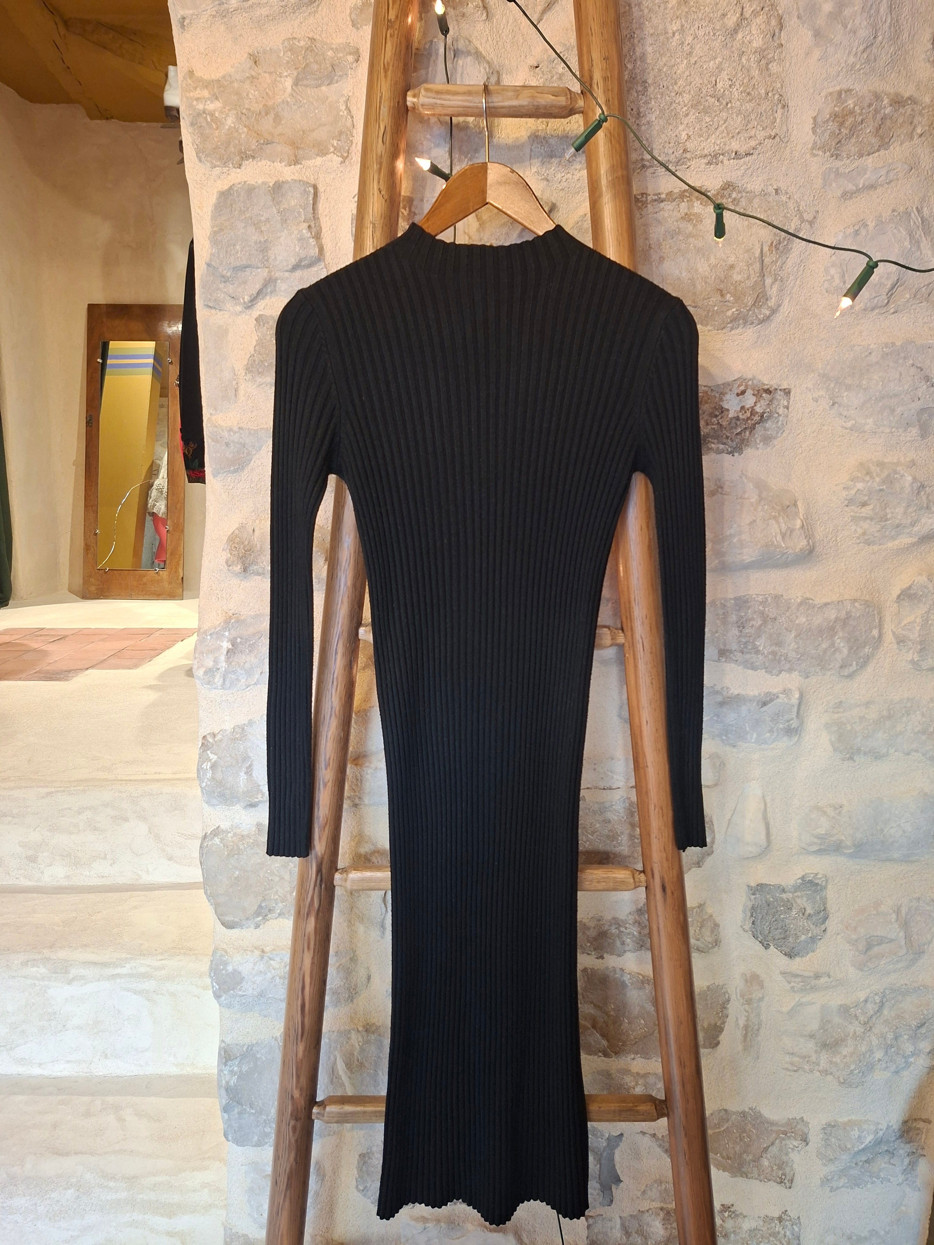 Robe chaussette ''col cheminée''