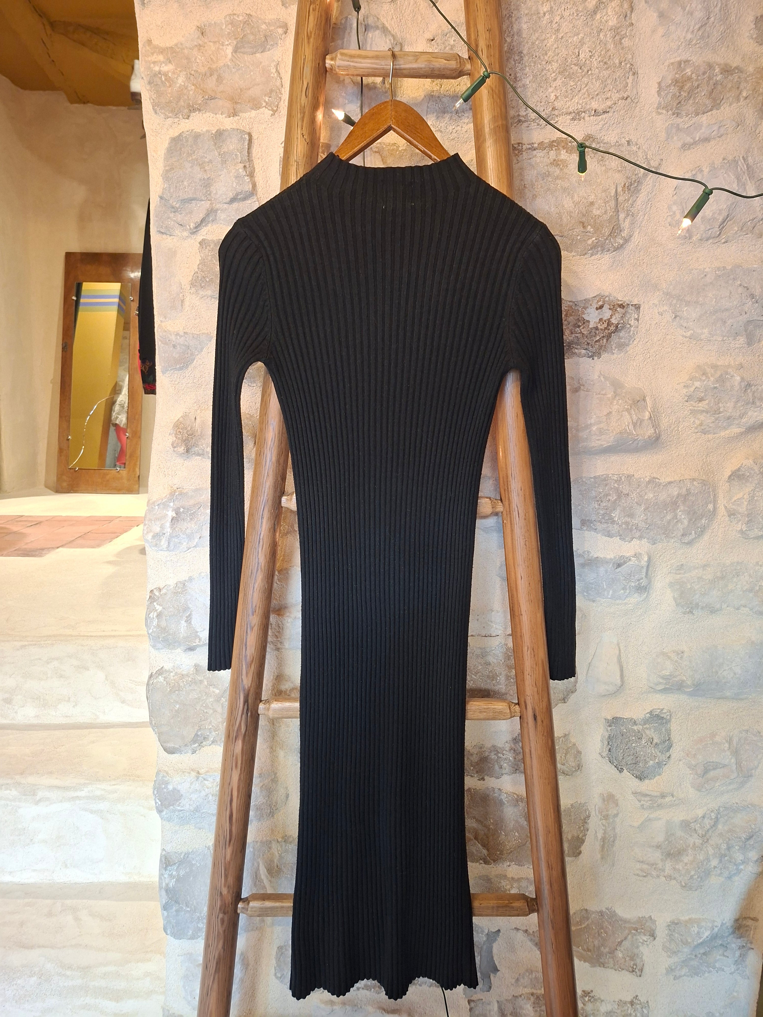 Robe chaussette ''col cheminée''