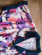 Robe vintage fleurie ''Col marine''