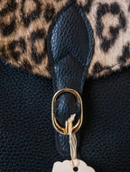 Sac ''panthère'' Vintage fausse fourrure