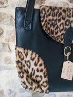 Sac ''panthère'' Vintage fausse fourrure