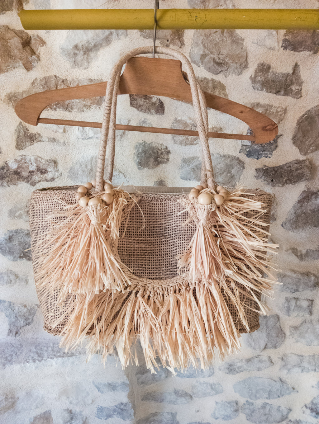 Sac Raphia Vintage ''Upcycling''