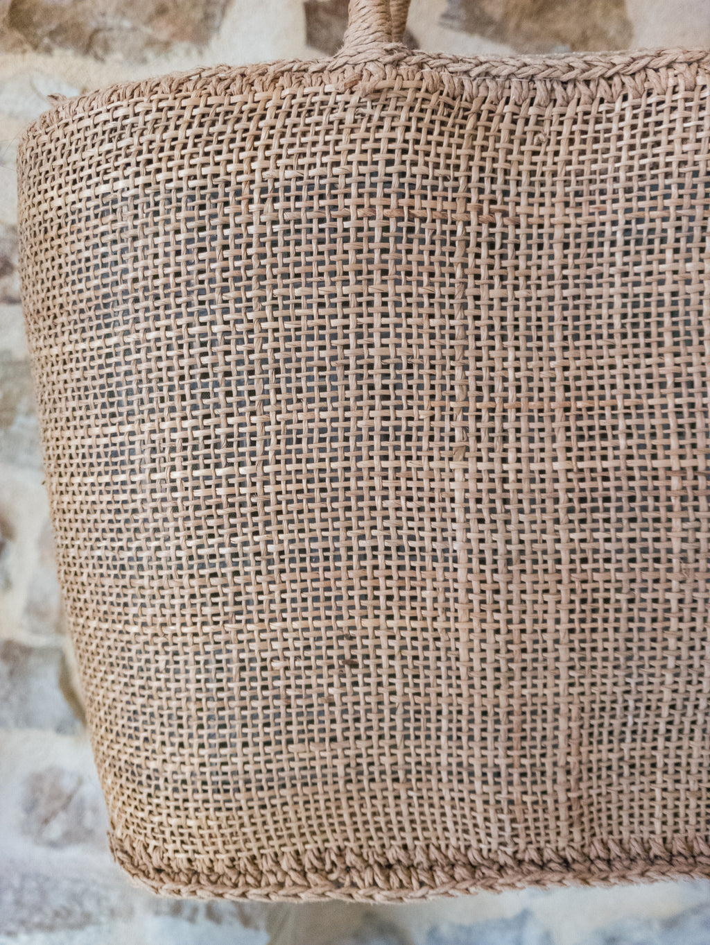 Sac Raphia Vintage ''Upcycling''