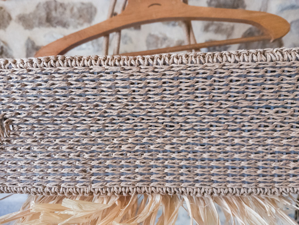 Sac Raphia Vintage ''Upcycling''
