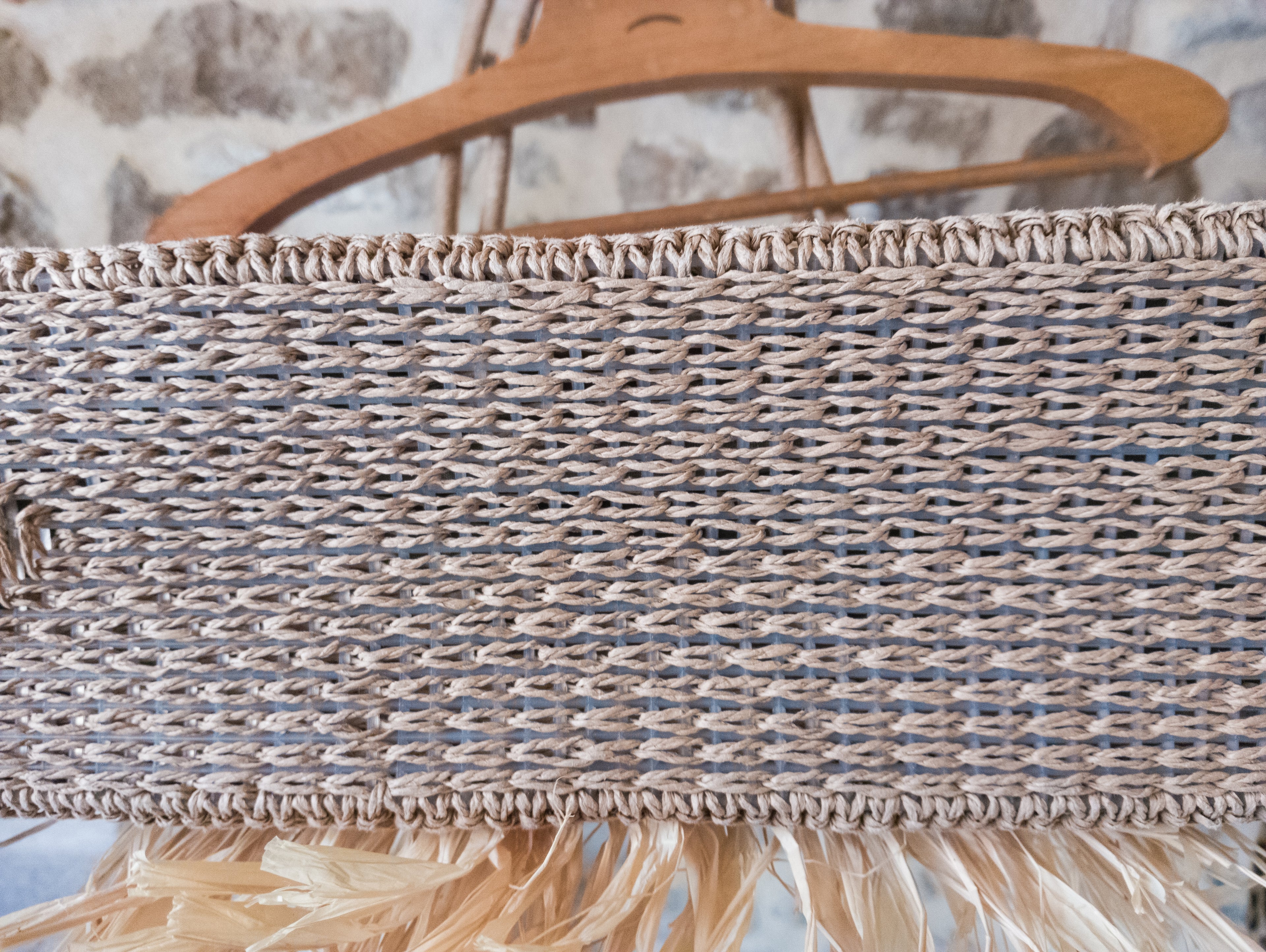 Sac Raphia Vintage ''Upcycling''