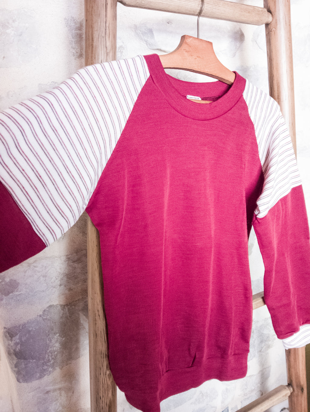 Sweat Pyjama Bordeau Vintage