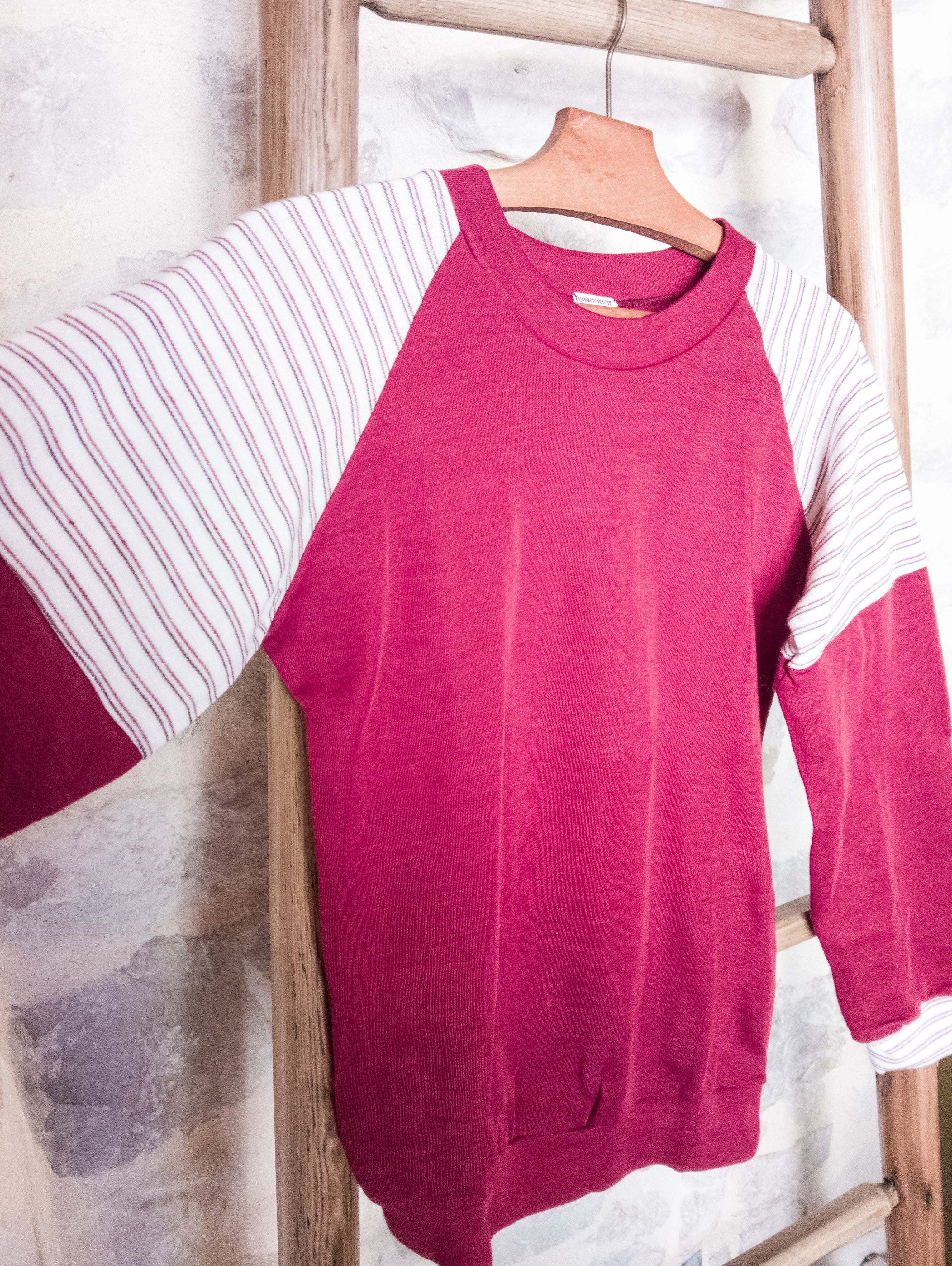 Sweat Pyjama Bordeau Vintage