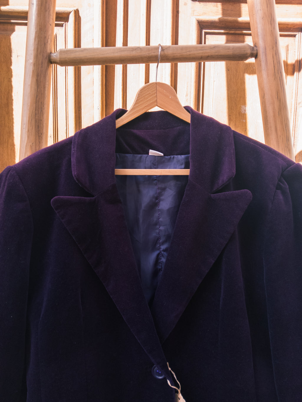Veste velours 3 suisses vintage ''Aubergine''