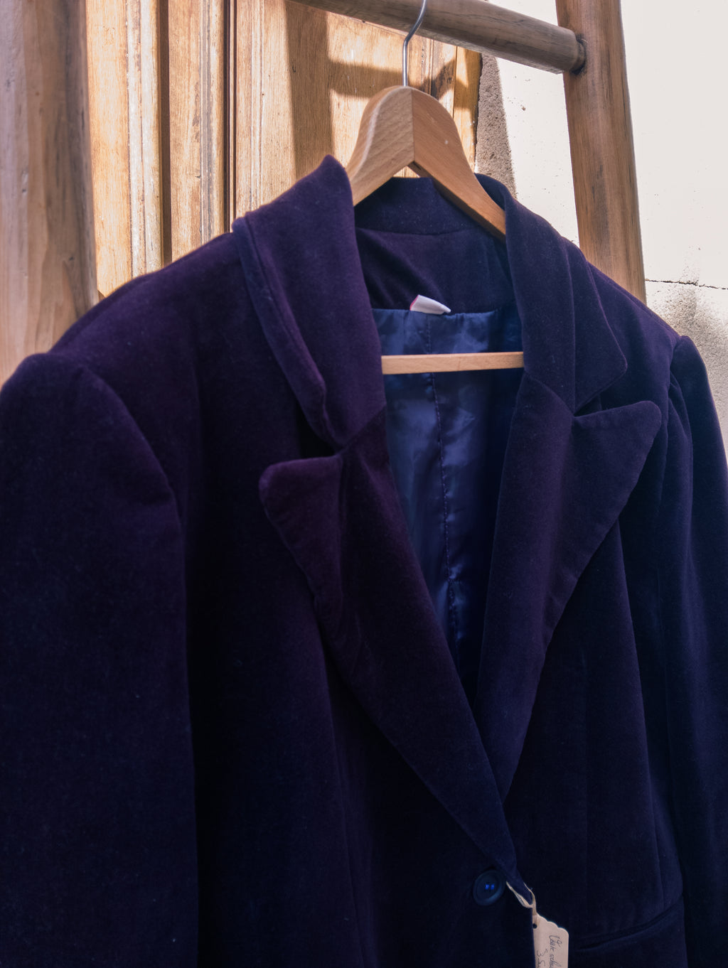 Veste velours 3 suisses vintage ''Aubergine''